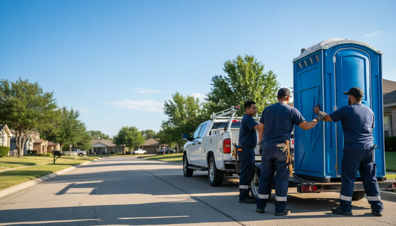 Portable Toilet Rental in Morris, IL near me